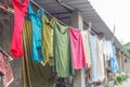 Dhobi Gana is a well known open air laundromat in Chennai India. Royalty Free Stock Photo