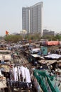 The Dhobi Ghats in Mumbai, India Royalty Free Stock Photo