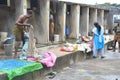 Dhobi washing spot Royalty Free Stock Photo