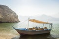 Dhow boat near the Musandam