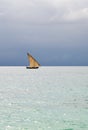 Dhow boat. Zanzibar, Tanzania, Africa Royalty Free Stock Photo