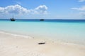 Dhow boat. Zanzibar, Tanzania, Africa Royalty Free Stock Photo