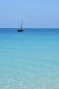 Dhow boat. Zanzibar, Tanzania, Africa Royalty Free Stock Photo