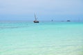 Dhow boat. Zanzibar, Tanzania, Africa Royalty Free Stock Photo