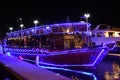 Dhow Boats at Dubai Harbour in the UAE