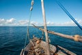 Dhow in Ocean Royalty Free Stock Photo