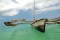 Dhow waiting Royalty Free Stock Photo