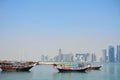 Dhows, Doha, Qatar Royalty Free Stock Photo