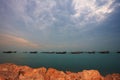 Dhows at sunrise