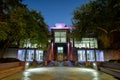 DHR night photo Tallahassee City Hall building