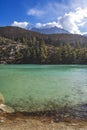 Dhumba Lake, Jomsom, Himalaya mountains of Nepal Royalty Free Stock Photo