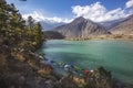 Dhumba Lake, Jomsom, Himalaya mountains of Nepal Royalty Free Stock Photo