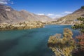 Dhumba Lake in Jomsom, Nepal. Annapurna circuit trek Royalty Free Stock Photo