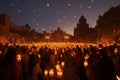 Dia de Las Velitas candlelight procession