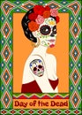 Dia de los Muertos card Royalty Free Stock Photo