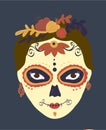 Dia de los muertos. Day of The Dead Royalty Free Stock Photo