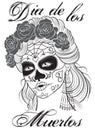 Dia de los Muertos-Day of the Dead girl.