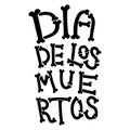 Dia de los muertos Day of the dead. Lettering phrase from bones on white background. Design element for poster, card, banner. Royalty Free Stock Photo