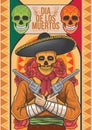 dia de los muertos design. Vector illustration decorative design