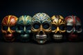 Dia de los Muertos Face Masks Collection Unique