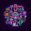 Dia de los Muertos Neon Concept