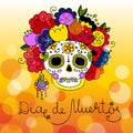 Dia de muertos card