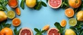 Concept LowGI Foods, Diabetes Management, Diabetes Care Essentials with LowGI Citrus Delights Royalty Free Stock Photo