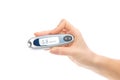 Diabetes glucometerfor measuring glucose level blood test