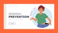 Diabetes Prevention Landing Page Template. Female Experience Unintentional Weight Loss Can Be A Symptom Of Diabetes