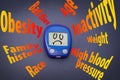 Diabetes risk factors Royalty Free Stock Photo