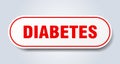 diabetes sticker.