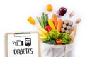 A diabetes test, health Medical Concept , Obesity , blood test