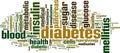 Diabetes word cloud