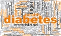 Diabetes word cloud