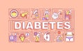 Diabetes word concepts banner