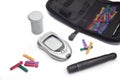 Diabetic Testing Supplies Royalty Free Stock Photo
