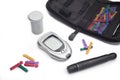 Diabetic Testing Supplies Royalty Free Stock Photo
