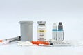 Diabetic Testing Supplies Royalty Free Stock Photo