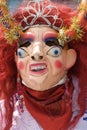 Diablada Carnival of the Virgin of La Candelaria with mask, costumes and typical clothing from Puno Peru