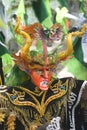 Diablada Carnival of the Virgin of La Candelaria with mask, costumes and typical clothing from Puno Peru