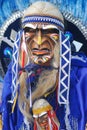 Diablada Carnival of the Virgin of La Candelaria with mask, costumes and typical clothing from Puno Peru