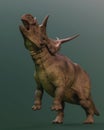 Diabloceratops on green background