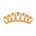 diadem tiara crown cartoon vector illustration Royalty Free Stock Photo