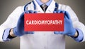 Diagnosis cardiomyopathy Royalty Free Stock Photo