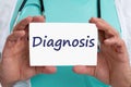 Diagnosis disease ill illness healthy health check-up screening Royalty Free Stock Photo