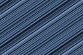 Diagonal background ribbed metal shiny texture lines blue ink base dark shiny series endless Royalty Free Stock Photo