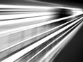 Diagonal black and white motion blur transport background