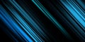 Diagonal blue line flow shiny blurred surface background realistic illustration. Bright futuristic stripes spotlight energy gradie