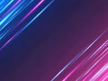 Diagonal Blue and Pink Neon Light Streaks Background Royalty Free Stock Photo