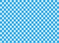 Diagonal blue tablecloth seamless pattern Royalty Free Stock Photo